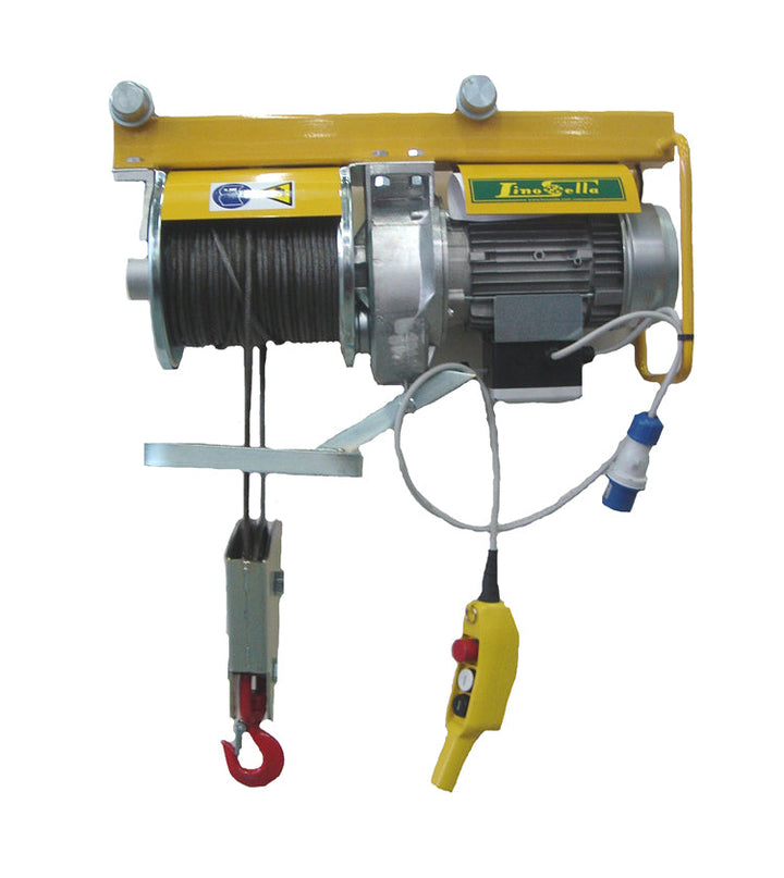 Italian-made CE-certified electric metalen takel 500 kg load capacity steel cable three-phase nieuw household use constructio