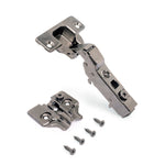 Emuca Spanje Model 1011452 set of 20X91 Titanium Stalen Elleboog Hinges Soft close With Schroef-On Inzetpcken height 0