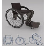 Italian lightweight adult wheelchair Prestatiegerichte carbon fiber Monocoque Ademende daily rehabilitation equipment