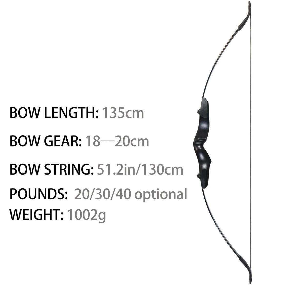 Piaoyu high Kwaliteit outdoor Schieten Jagen 20/30/40 Pond Recurve Boog with Schietaccessoires Boog and Pijlen Set