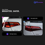 AKD Car Styling tail light for Audi A3 S3 Sportback Hatchback 2013-2016 LED Achtermistlicht Brake light Richtingsaanwijzer car accessories