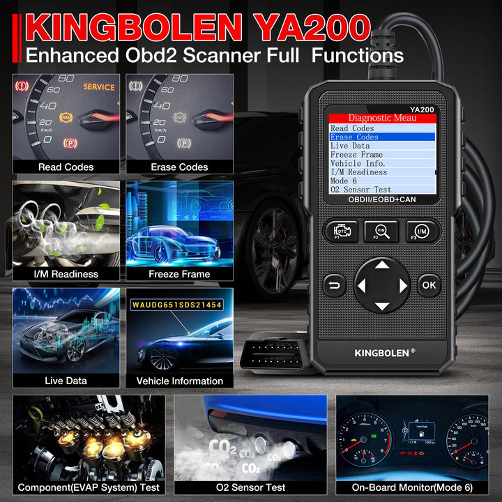 2026 latest OBD2 Check Engine Light Scanner for car diagnostic tool Automotive Profesional full Motor