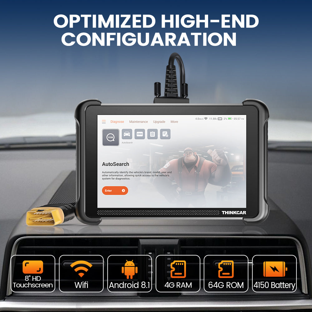Thinkcar Thinkscan 689 OBD2 Scanner Bidirectional Scan tool with Lifetime free update Full-system diagnostics Scanner for Aut