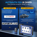 MUCAR VO7S car diagnostic tool bidirectional ECU coding OBD2 Scanner full-system diagnostics 28 Reset AutoAuth for FCA SGW