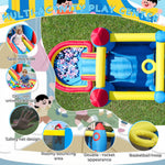 commercial Partij Inflatable Bounce Home Peuter Outdoor Indoor Bouncy castle Combo With Ball pit, Slide, Mand, Trampoline
