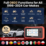 CRP123i V2.0 vehicle code reader OBD2 Scanner for ABS/SRS/TCM/Motordiagnostiek EU/VS warehouse Auto diagnostic tool