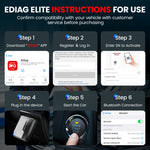 Usa EU warehouse Kingbolen Ediag Elite All-system Scan tool Wireless Auto Diagnostic tools