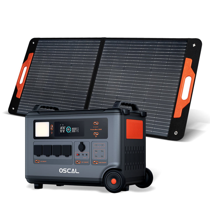Oscal PM200 PRO Zonnepaneel Zonne-energiecentrale Draagbaar Energieopwekkingssysteem green Opladen Opvouwbaar 200W universal