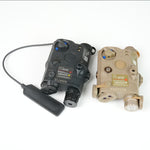 Tactische PEQ 15 Red Laser white Light and IR Vult Light Buitenlaserwijzers Red Laser Scout Lights