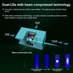 Laser Module 10W Cnc Engraving Laser Module Diode Lazer Cutting Head with Air Assist wood Stone Rubber free shipping to Our A