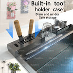 STAINLESS STEEL waterfall kitchen faucet extra large single sink digital display multifunctional sinks