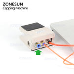Zonesun ZS-XGPZ1 full Pneumatische Desktop Plastic Fles Capping Machine for 10-50Mm Fles Dop