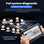 THINKCAR ThinkScan 672 Auto diagnostic tool full system Automotive OBD2 Scanner 28 Resets lifetime free CAN FD Auto Scan tool