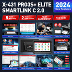 Usa EU warehouse LAUNCH X431 Pro 3S Elite Auto Diagnostic scanner J2534 Programming tool With Smartlink C2.0