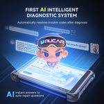 2025 MUCAR 892BT Auto Diagnostic tool AI OBD2 Scanner All-system Auto Scan tool ECU coding 34 Reset Service Lifetime free upd