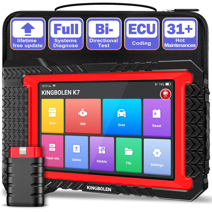 US EU Warehouse KINGBOLEN K7 bidirectional free updates 28+ Reset Service ECU coding All system diagnostic Tool