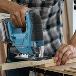 Podofo Electric cordless decoupeerzaag 18V 300W Cross-border model portable Woodworking Without battery 3500RPM Borstelloos Household use Cutting