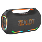 ZEALOT ZE41 250W powerful Wireless Speaker with RGB lighting and Schouderband Perfect