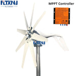 Horizontal Wind turbine generator 800W 1000W 12V 24V 48V Free Power Newenergy Alternative accessories For Street lights Home