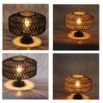 Handgeweven Ceiling light modern Rotan Plafondverlichtingsarmaturen Opbouwlicht For Bedroom kitchen Rotan Lamp