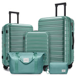 Harde suitcase with 4 spinnerwielen, uitbreidbare trolleytas including reistrolley & toilettas for on travel