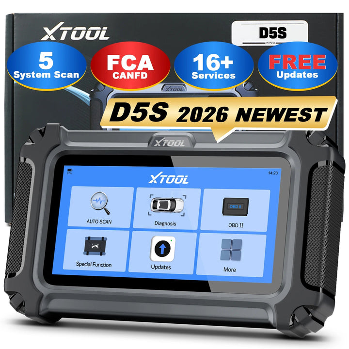 EU USA Local stock XTOOL D5S Free update OBD2 Auto Scanner for All cars Fault code reader, Japanse Car diagnostics Scan tool
