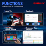 KINGBOLEN OBD2 Code Reader S6 full system Automotive Scanner Hot Selling diagnostic tool PK ThinkTool ThinkScan Max