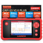 LAUNCH CRP123 V2.0 PLUS basisdiagnosetool full system OBD2 scanner with 8 reset functions, lifetime free