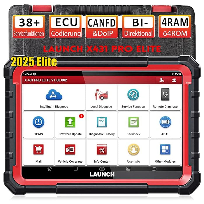 Usa EU warehouse LAUNCH X431 Pro Elite OBD2 Scanner diagnostic tool for All Auto 'S as professional Elite professional vehicl
