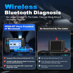 EU Warehouse car diagnostic tool XTOOL IP900BT Automotive Scanner OBD2 ECU coding key programming tool with 41+ Resets