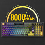 Akko 5098B ISO DE keyboard fast-charging 8000mAh battery mechanical wireless gaming keyboard with screen and knob