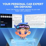 MUCAR 892BT OBD2 Scanner with AI diagnostic full-system diagnostics Bluetooth car diagnostic tool lifetime free updates
