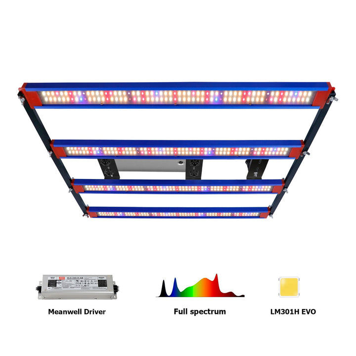 EU stock Volspectrum Kweeklamp Dimbaar LM301H EVO 240w Led Kweeklampbalk