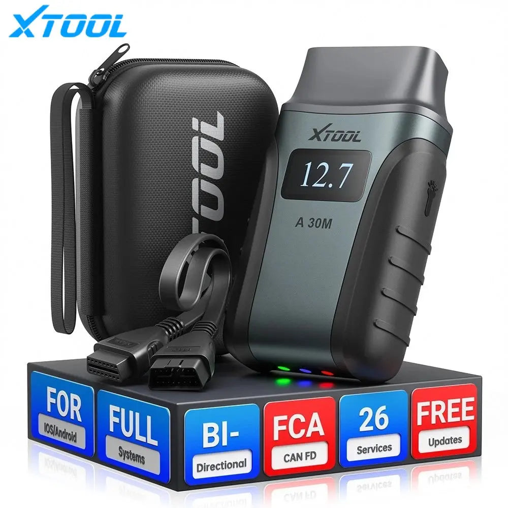 USA Stock XTOOL A30M Kit APP bluetooth Scanner bidirectional OBD Scan Tool diagnostic tool for All Cars with lifetime updates