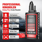 Kingbolen Ediag Plus Bluetooth Scanner, all-system bidirectional OBD2 diagnostic scanner for ios & Android with ECU coding