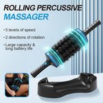 Wireless Body Rolling Percussive Massager RPM Percussie Massage 5-snelheden Nek-, Rug-, Been- & Schoudermassage for pain relief