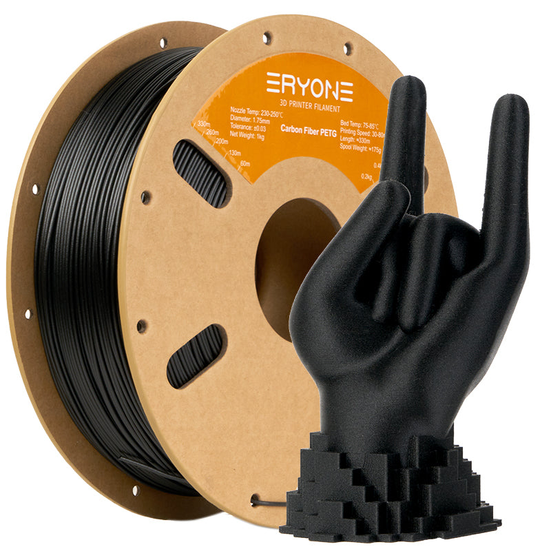 ERYONE Carbon Fiber PETG 3D-printer filament 1,75 mm diameter 5 kg