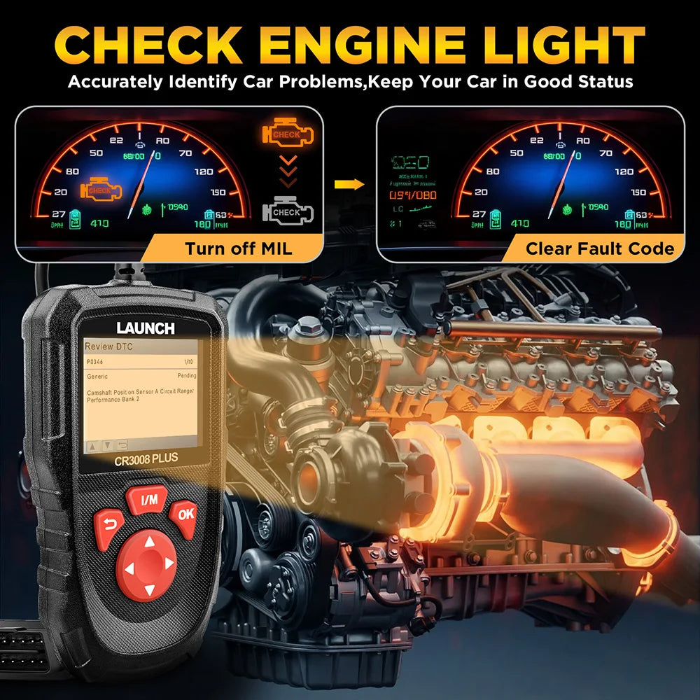 Start Cr3008 Plus Professional Obd2 Scanner Diagnostic tool Verbeterde Check Engine Code reader Lifetime free update