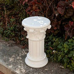 Elegant White resin Romeinse Griekse Kolomsculpturen-Durable Vrijstaand outdoor/indoor Garden Decor wedding Evenement Use Lightweight