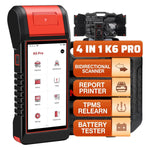 KINGBOLEN K6 PRO 4-in-1 full system bidirectional OBD2 Scanner diagnostic tool with TPMS function ECU Coding Device