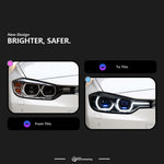 2 pieces AKD car styling headlights for BMW F30 F35 2012-2019 320i 320i latest styling LED DRL dual projector car accessories modified