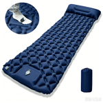Folding inflatable campingmatras for on the veld, ultralicht, with built-in pump, voetkussen, compact and lightweight