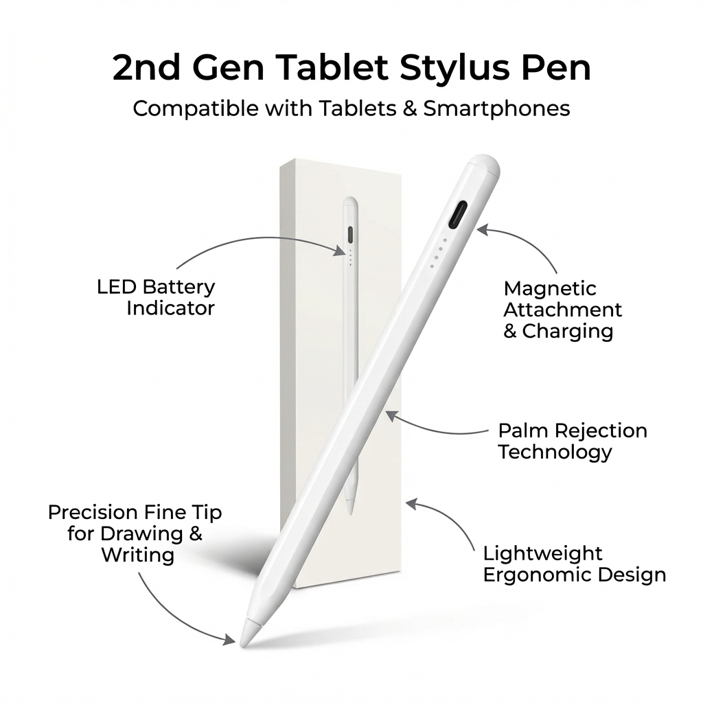 universal plastic stylus pen with actieve sensor technology for iPad tablet touchscreen actieve capacitieve pen