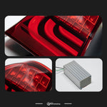 2 pieces AKD tail light for BMW E90 320i 325i 2009-2012 latest styling turn signal brake reverse light car accessories modified