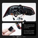 AKD tail light for VW Passat B7 LED tail light 2012-2015 LED DRL brake reverse light Accessories modified