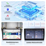 Junsun Car-audio touchscreen wireless Carplay Android Car autoradio for Audi A3 8P 2003-2013 autoradio dvd-player hoofdunit with fan