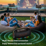 Zealot ZE41 250W portable Speaker with high power, IPX6 waterproof, Large 48000mAh battery, RGB LED lighting, Mobile Phone