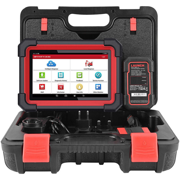 EU Launch X431 CRP919E BT diagnostic tool for vehicles OBD2 scanner Car VIN ABS SAS SRS Motor Car ECU coding With 31 Resets