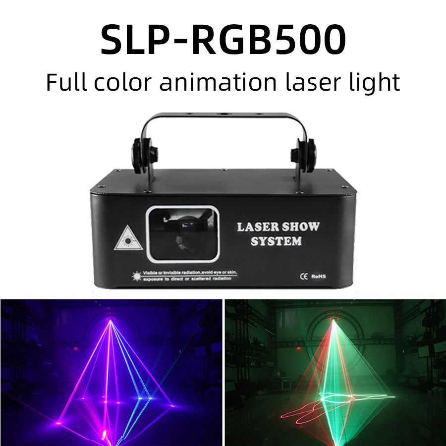 RGB Laser 500MW Beam Line Scanner Projector DMX professional Disco DJ wedding Party Bar Club Podiumlicht