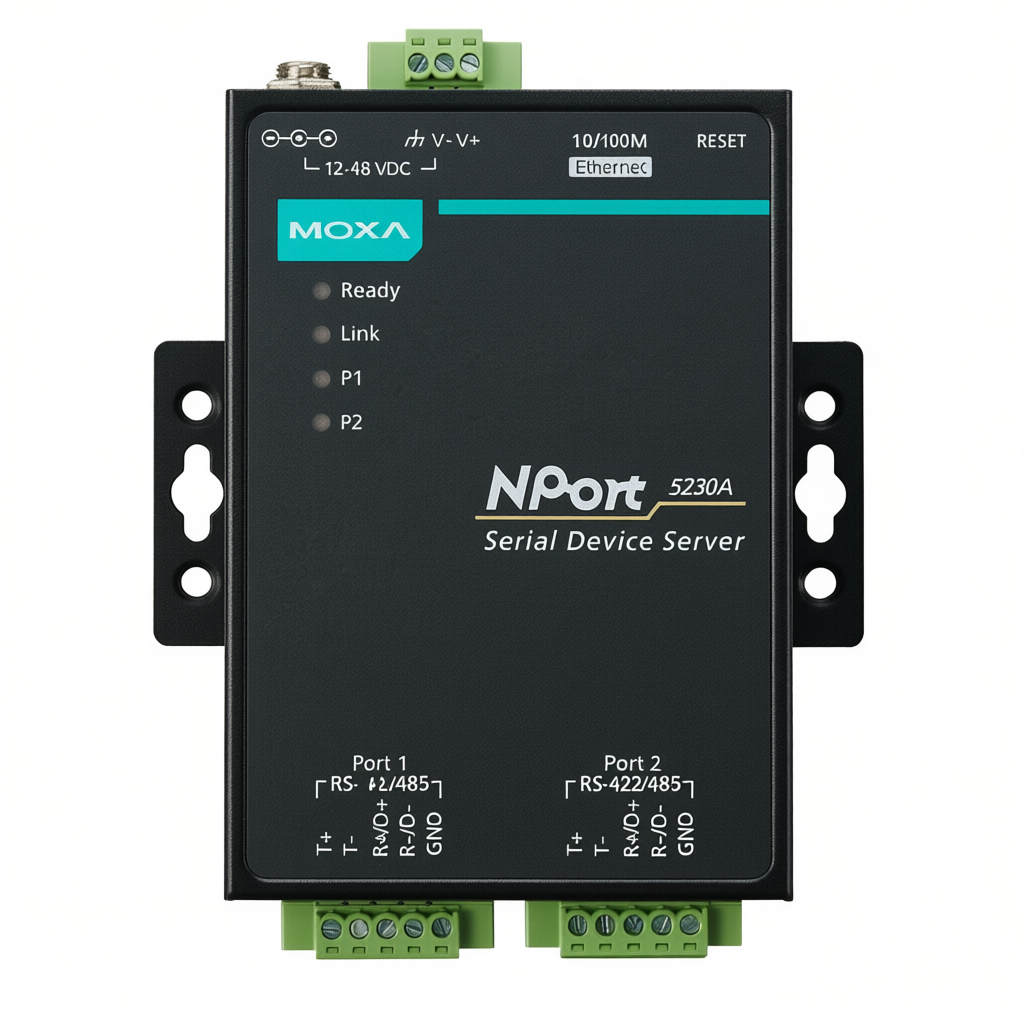 Moxa NPort 5230A Seriële Apparaatserver 10/100M Ethernet Module RS-422/485 Poorten industrial Ethernet I/O Module model 91933